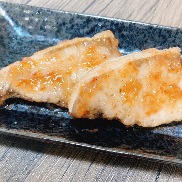 ブリの梅照り焼き